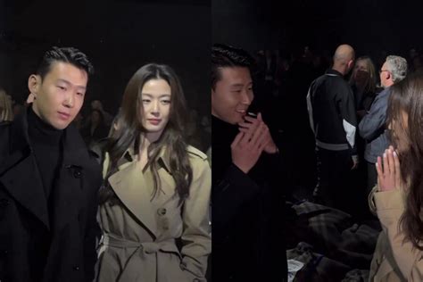 jun ji hyun burberry|Watch: Jun Ji Hyun And Son Heung Min Pose Together At .